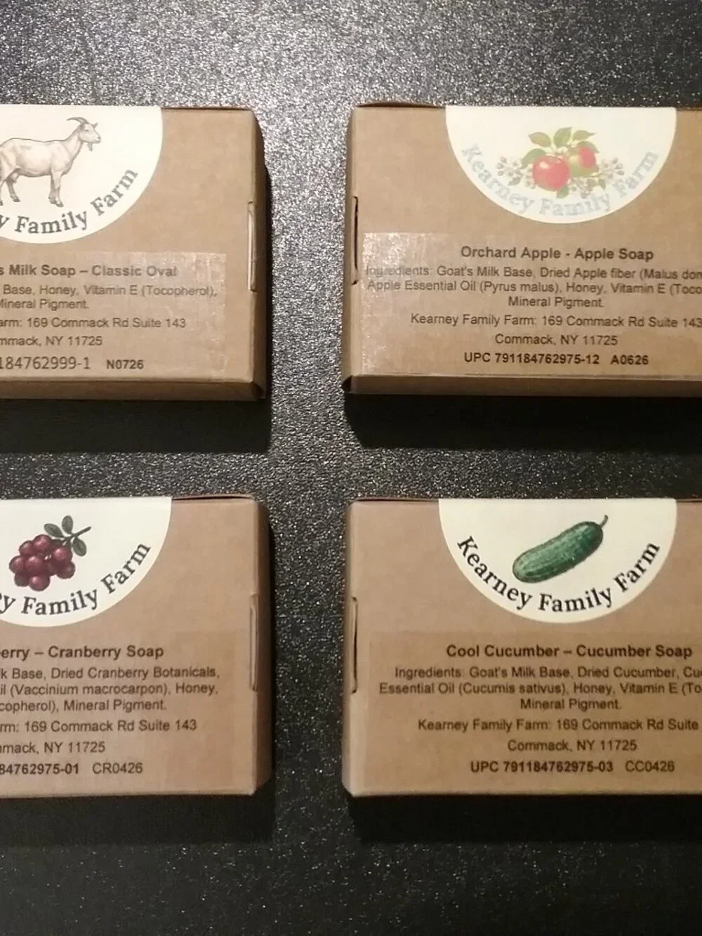 The Orchard & Berry Patch Collection - Botanical Oval Goat Milk Soap (4-Bar Set)